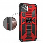 Wholesale Tuff Armor Hybrid Stand Case with Magnetic Plate for LG K31 (Red)